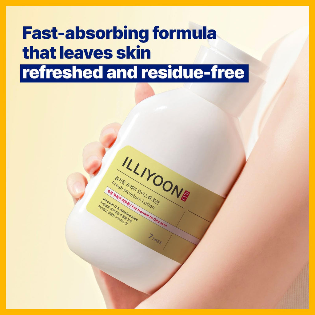 Illiyoon Fresh Moisture Lotion | Deep Hydration, Fast Absorption, 24h moisture