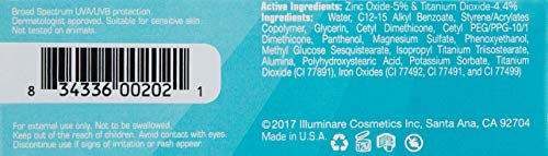 ILLUMINARÉ Concealing Mineral Foundation – Portofino Porcelain | SPF 20 | Oil-Free, Buildable Coverage