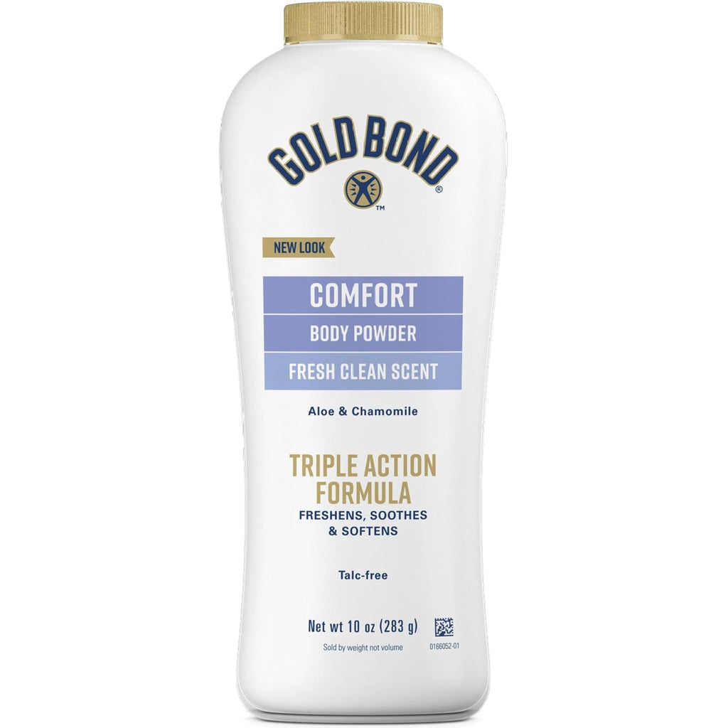 Illuminations | Gold Bond Ultimate Comfort with Aloe Body Powder – Talc-Free, 10 oz