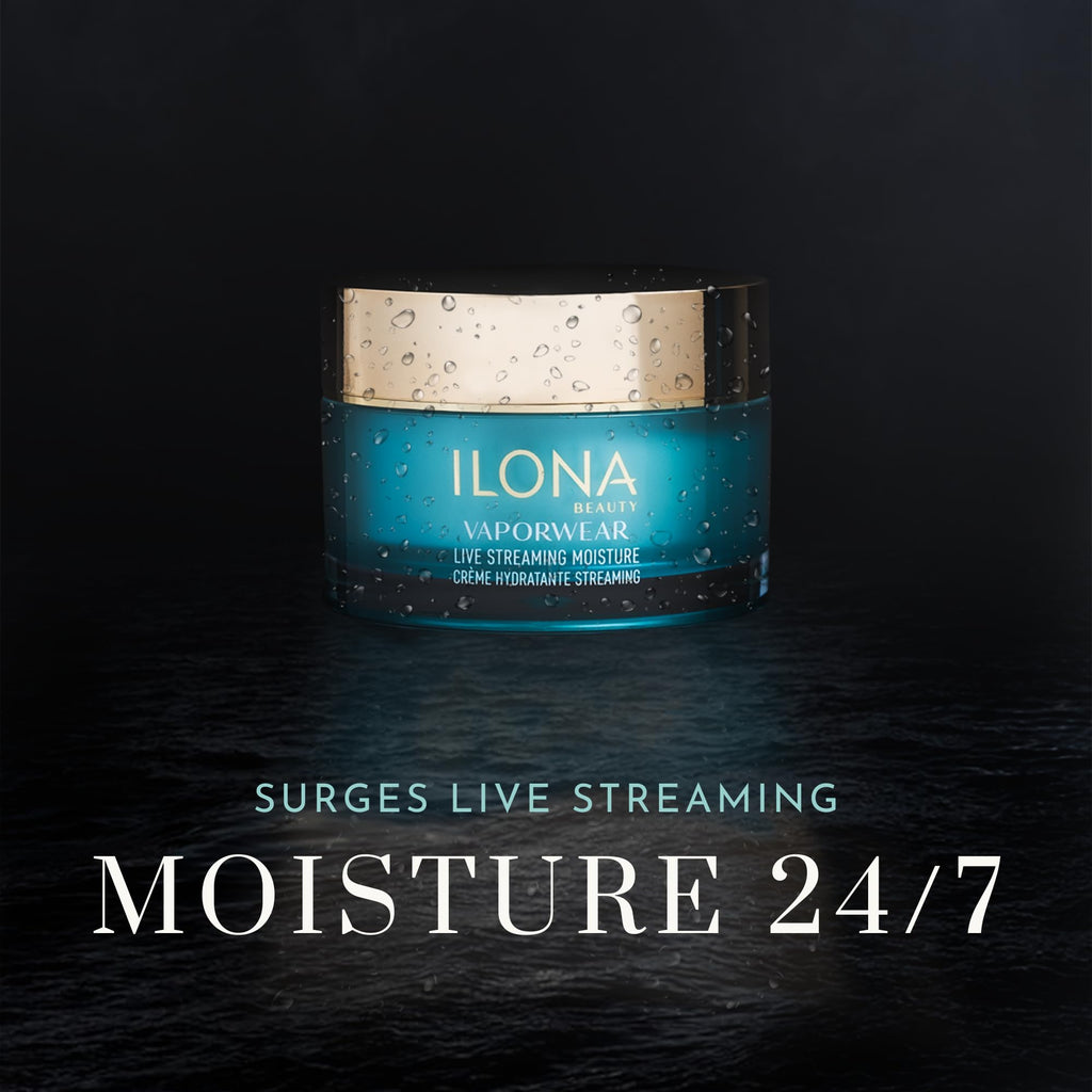 ILONA Vaporwear Live Streaming Moisturizer – 24/7 Rehydration with Ceramides, Hyaluronan & Peptides