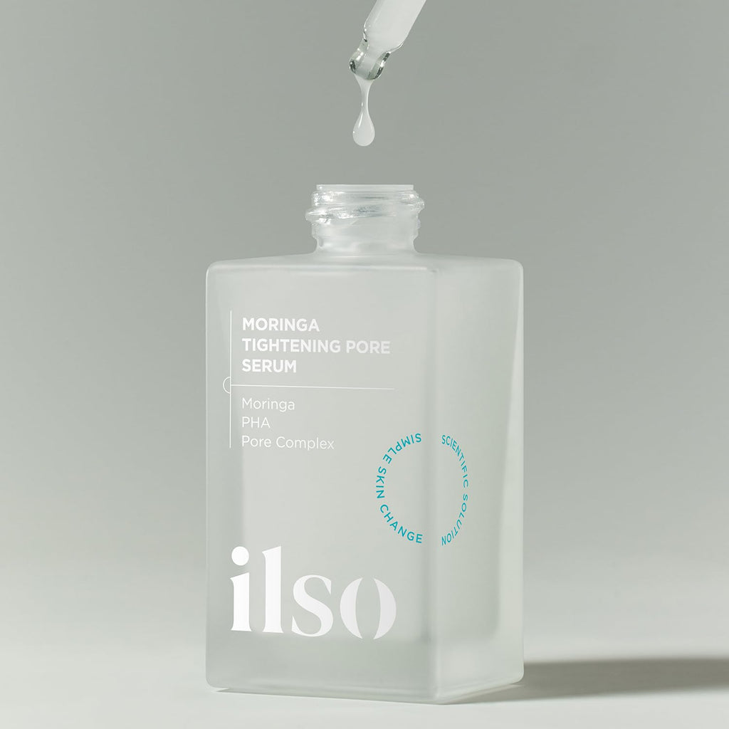 Ilso Moringa Tightening Pore Serum – 1.01 fl oz | Refine Pores & Smooth Texture