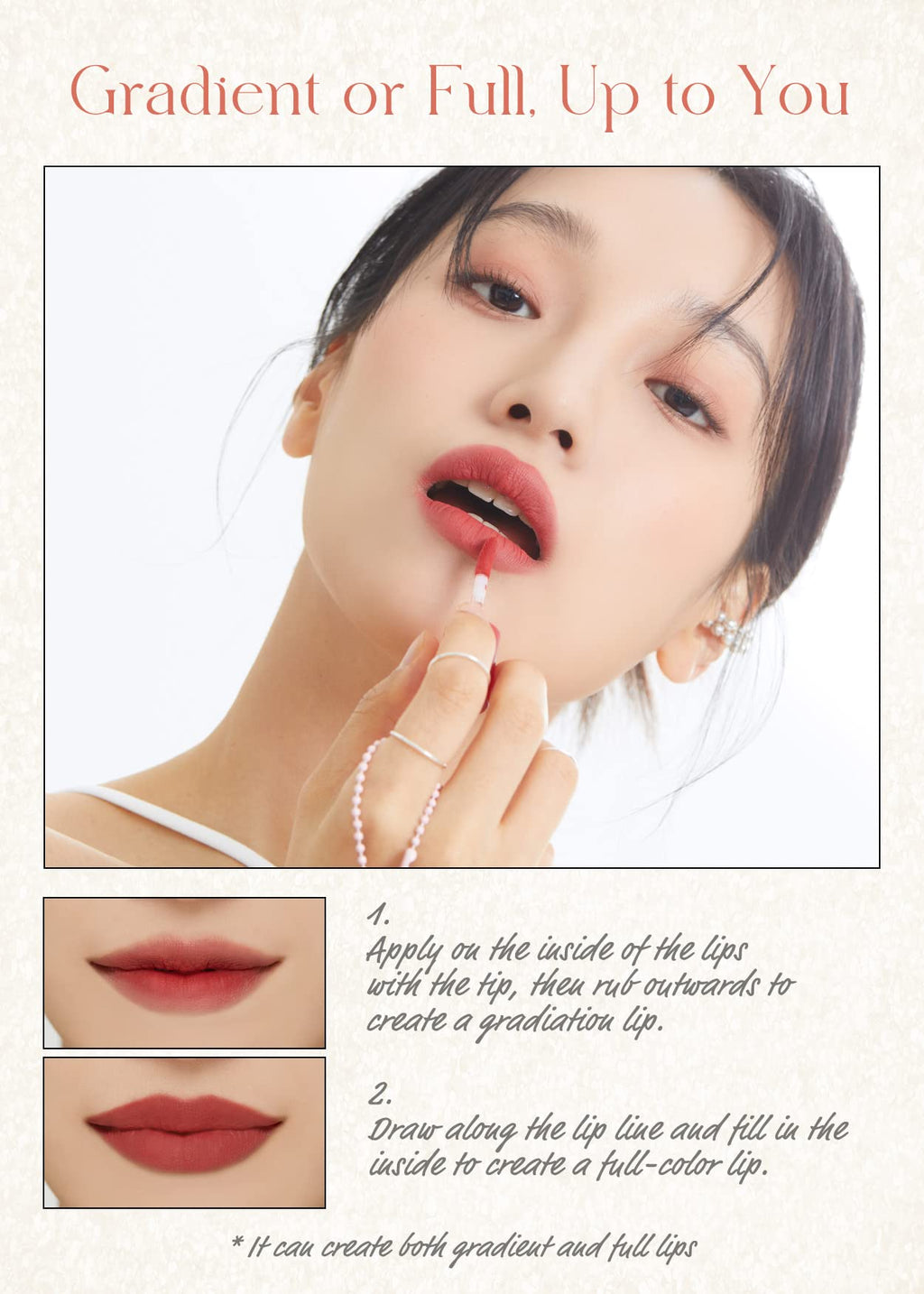 I'M MEME Color Key Ring Velvet Lip Tint – 05 Shy Rose (2.8g) | Long-Lasting Matte Finish