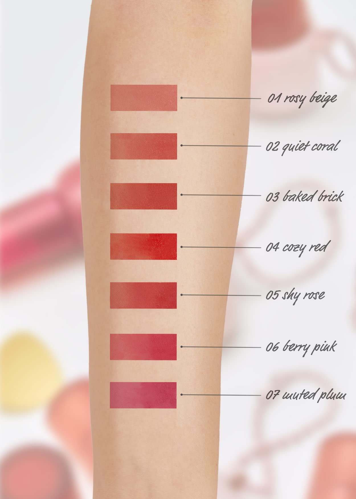 I'M MEME Color Key Ring Velvet Lip Tint – 05 Shy Rose (2.8g) | Long-Lasting Matte Finish