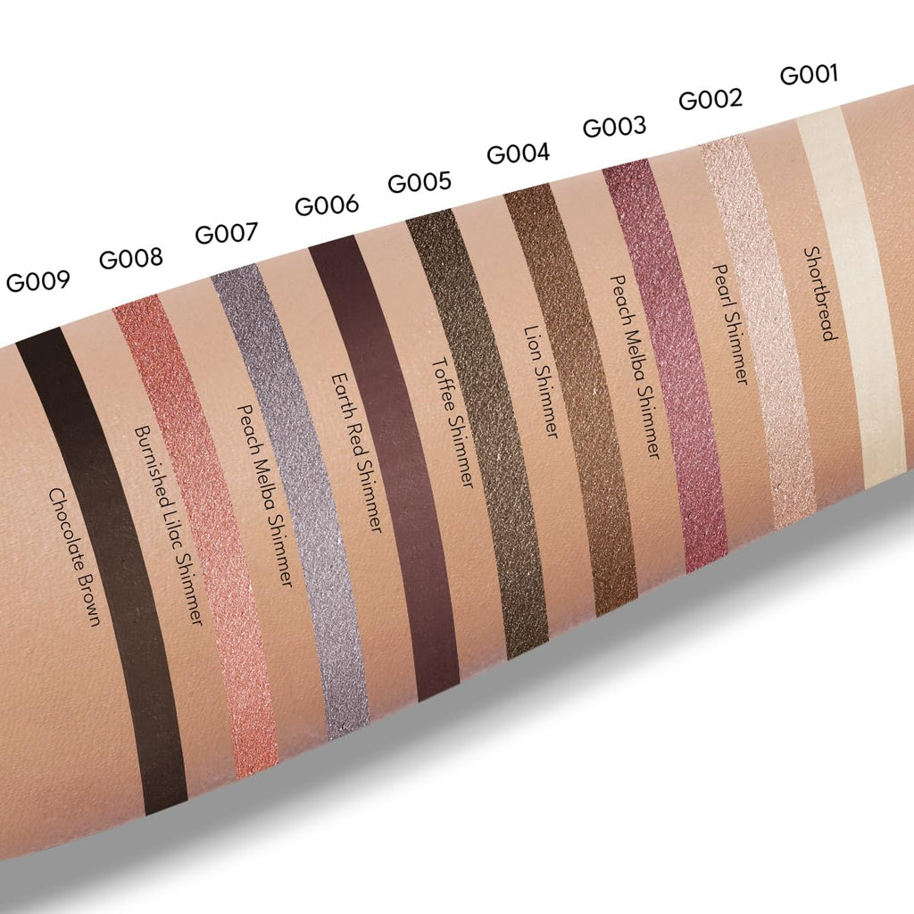 imakeupnow Cream Waterproof Eyeshadow Stick Set – 2pc with Small Cosmetic Bag | Shimmer Matte Finish
