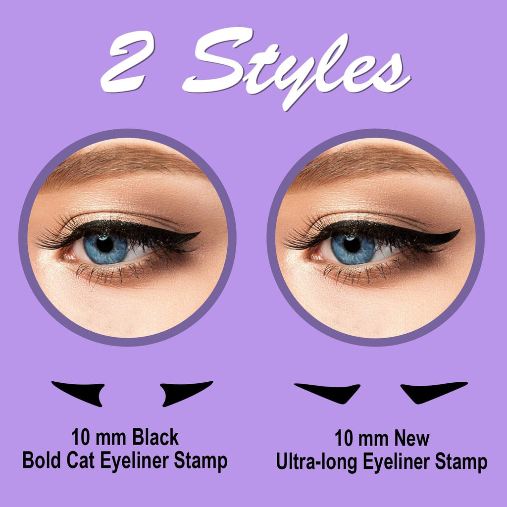 iMethod NEW 2-Pen Winged Eyeliner Stamp – All Eye Shapes, Waterproof & Smudge-Proof, 8 mm
