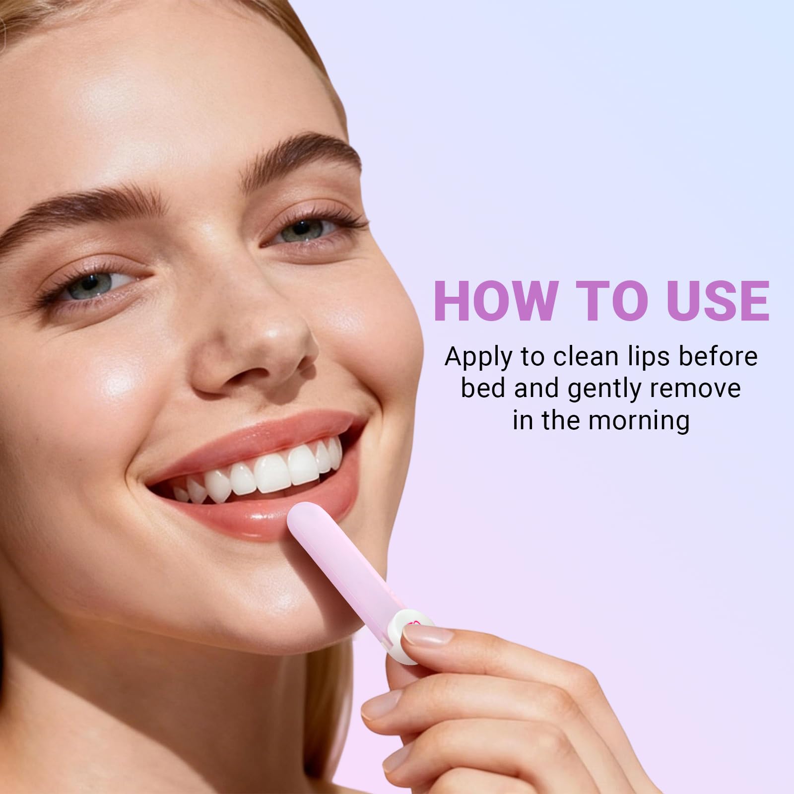 iMethod Lip Mask Overnight - Grape Lip Sleeping Mask with Hyaluronic Acid for Deep Hydration
