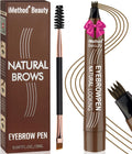 iMethod Eyebrow Pen with 4 Fork Tip – Natural Hair-Like Brows, Waterproof & All-Day Wear