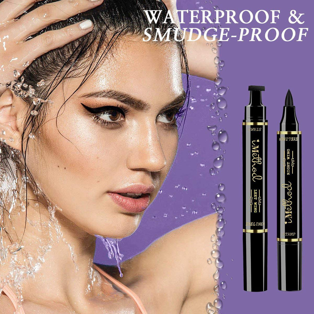 iMethod Eyeliner Stamp 2 Pens – Winged Cat Eye, Waterproof & Long-Lasting