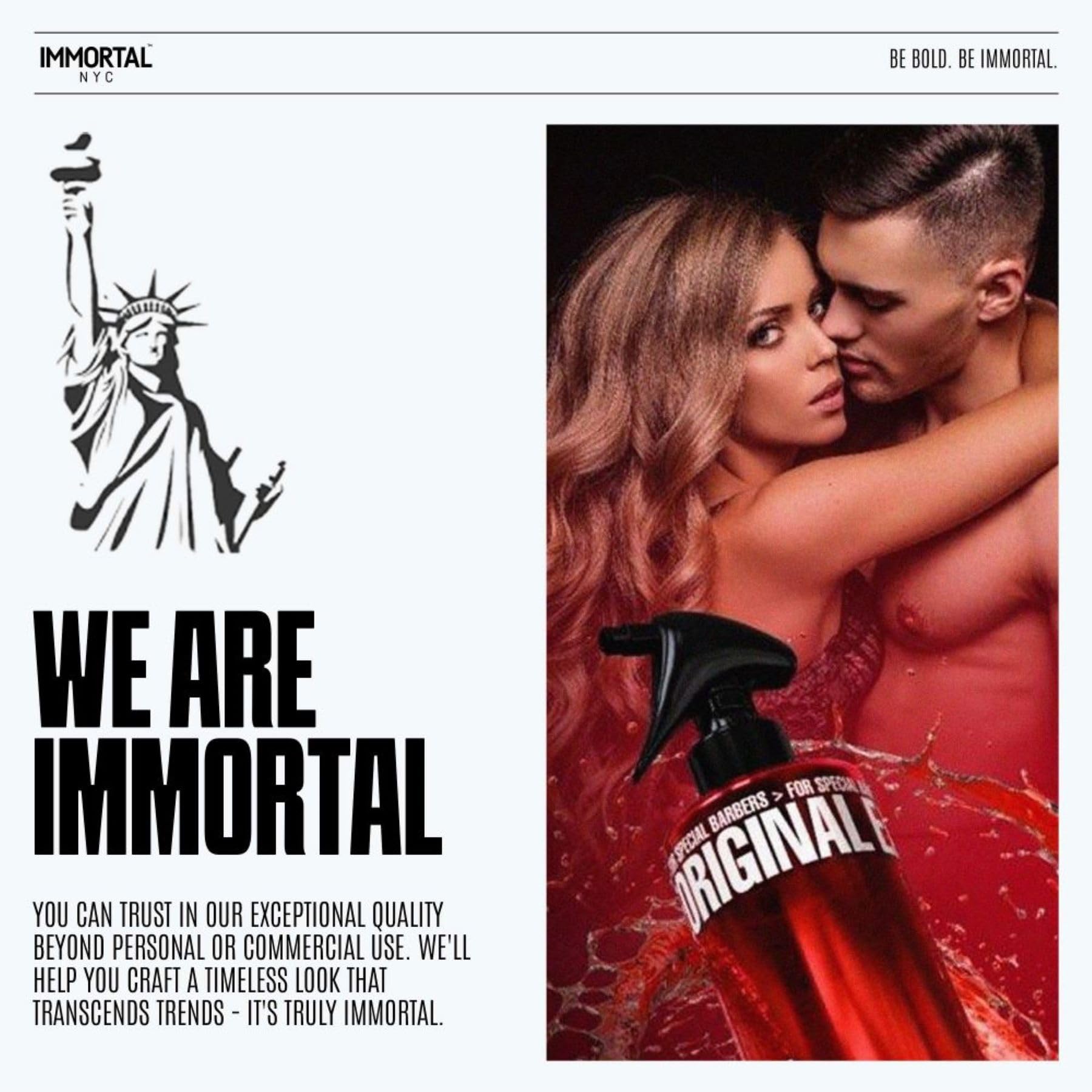 Immortal NYC Reserve 01 After Shave Spray – 17 oz, Signature Jasmine, Woodsy Amber