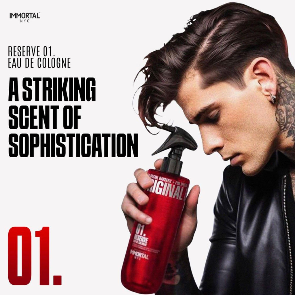 Immortal NYC Reserve 01 After Shave Spray – 17 oz, Signature Jasmine, Woodsy Amber