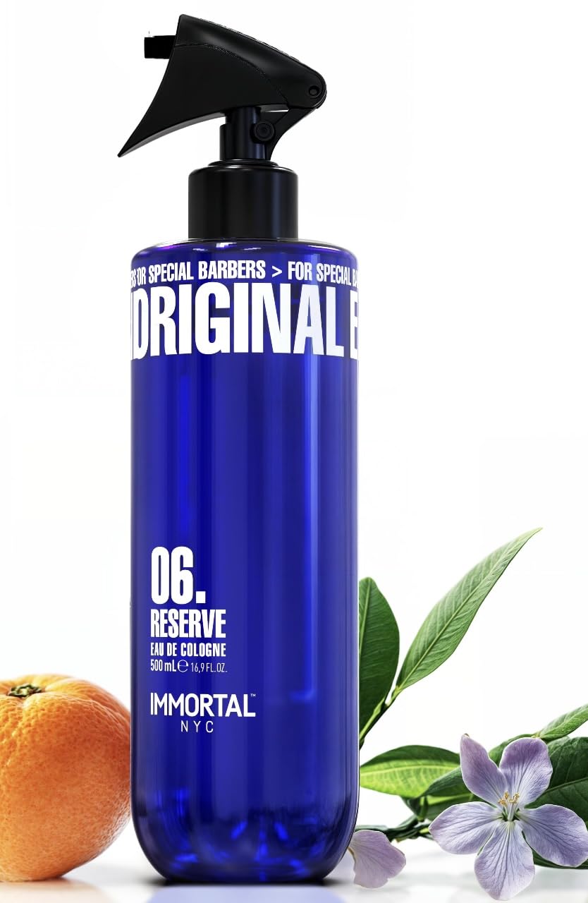 Immortal NYC Reserve 06 After Shave Spray for Men – 17 oz / 500 ml | Softens Skin, Refreshes, Moisturizes