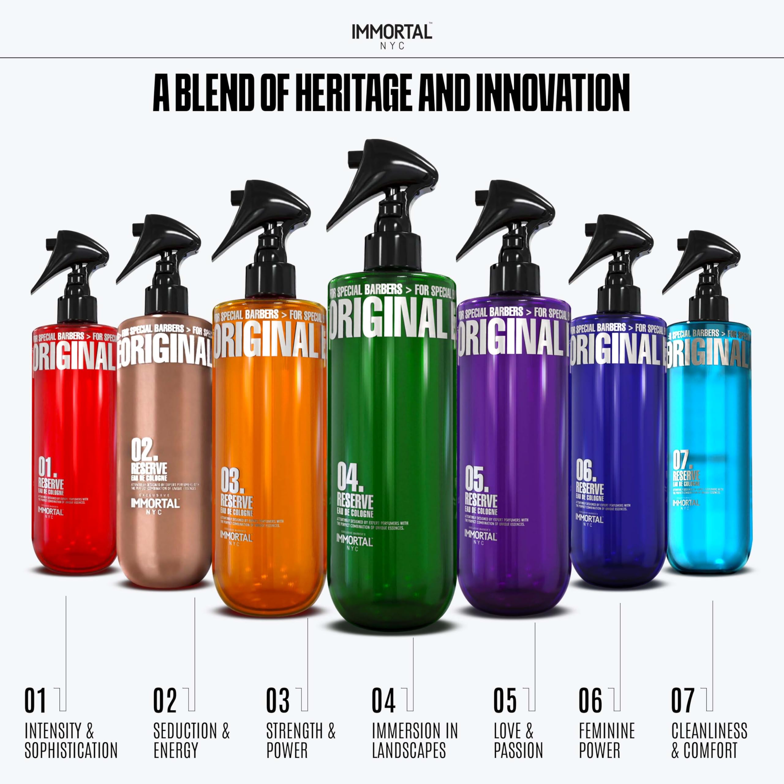 Immortal NYC Reserve 06 After Shave Spray for Men – 17 oz / 500 ml | Softens Skin, Refreshes, Moisturizes
