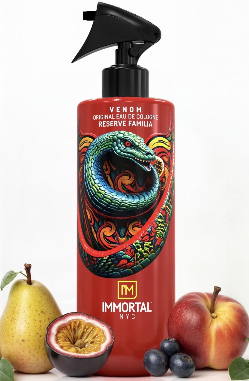 Immortal NYC Reserve Venom After Shave for Men – 17 oz, Moisturizing, Fruity Floral