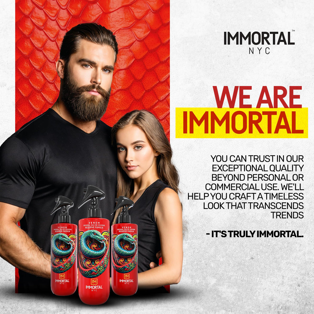 Immortal NYC Reserve Venom After Shave for Men – 17 oz, Moisturizing, Fruity Floral