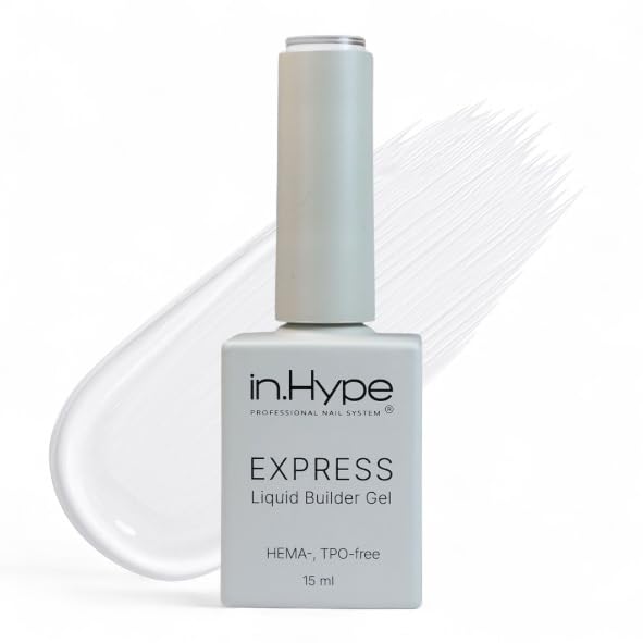 IN.HYPE Express Liquid Builder Gel BIAB – Fast Nail Enhancement (Clear)
