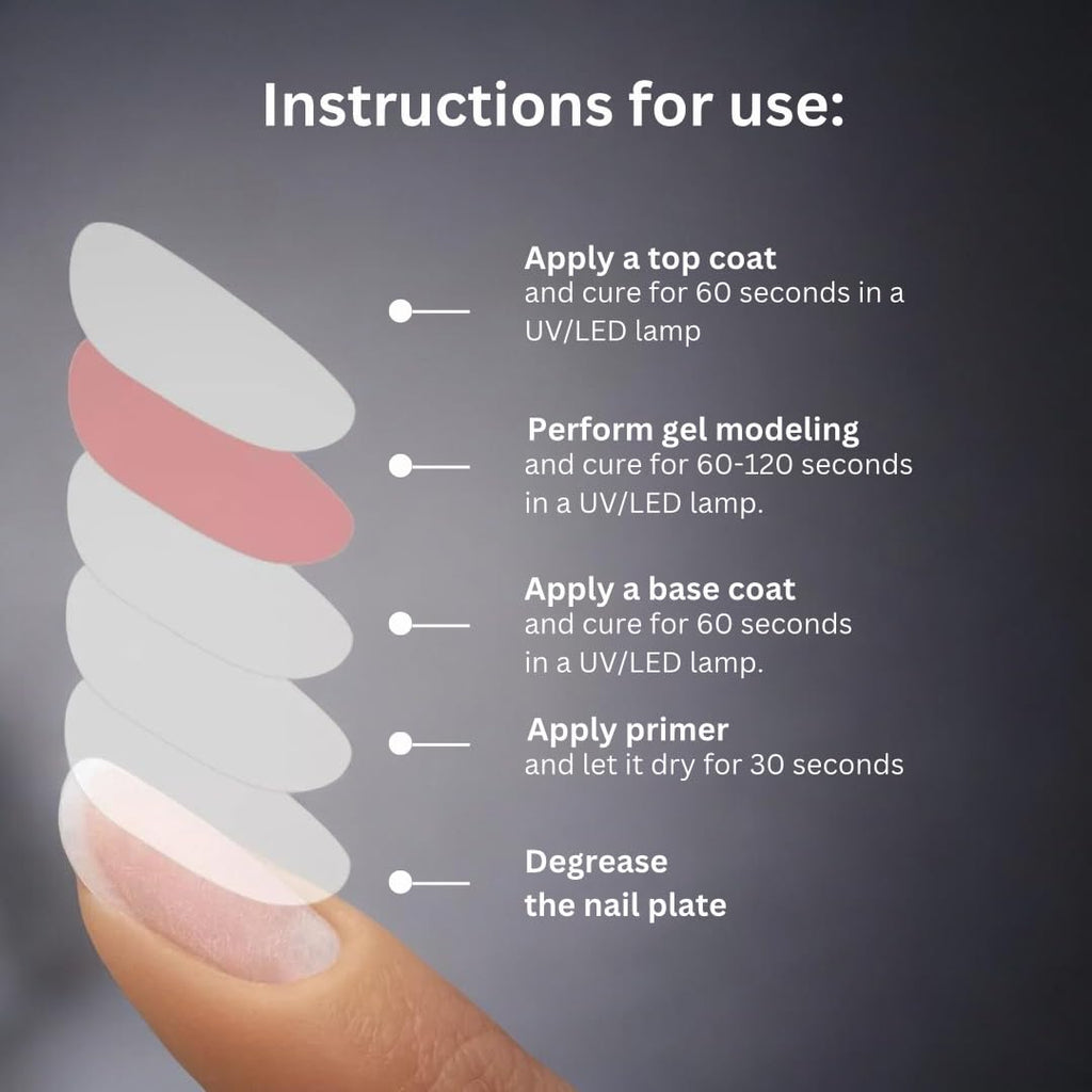 IN.HYPE Sculpting Builder Gel – Nail Extensions & Strengthening (Mauve) | 60s Cure