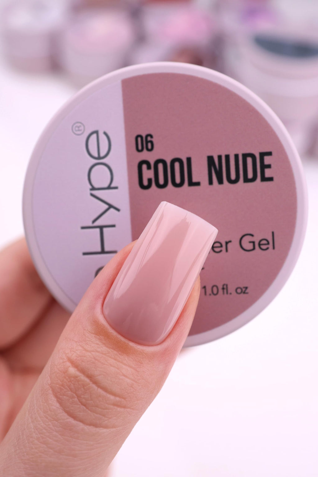 IN.HYPE UV/LED Camouflage Builder Gel – Nail Extensions & Strengthening (Cool Nude #32)