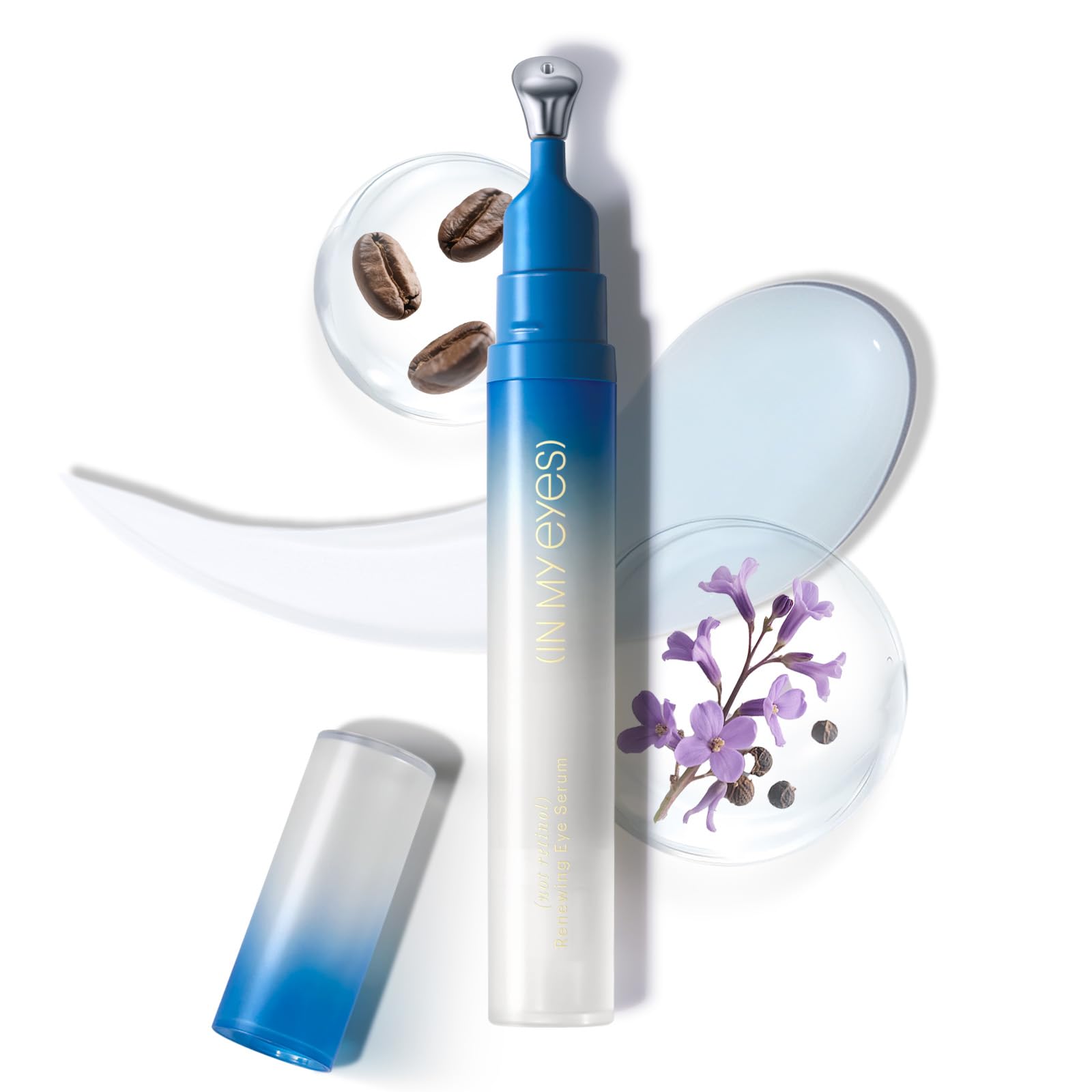 In My Eyes Caffeine Eye Serum – Firming, Hydrating, Bakuchiol & HA, 0.5 fl oz