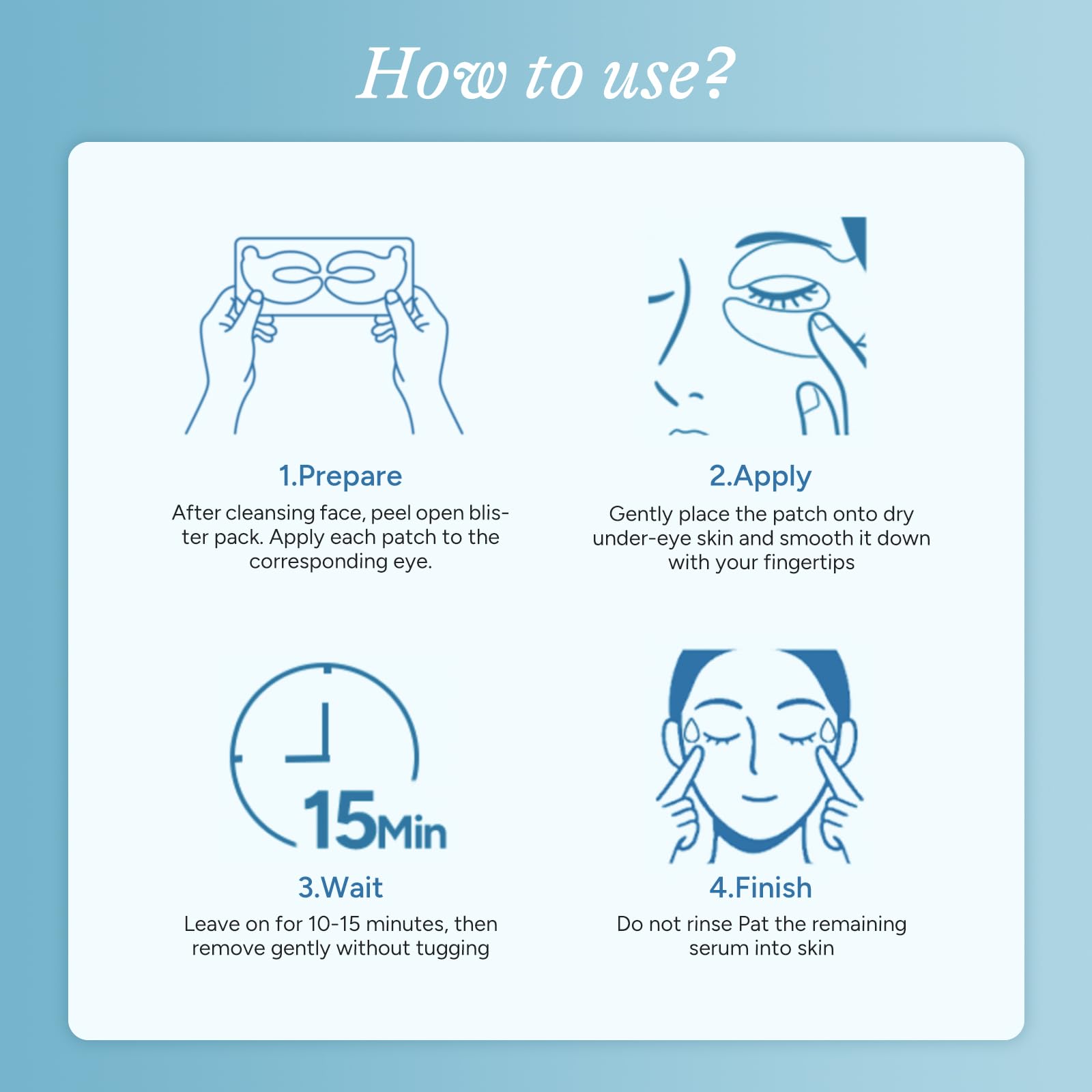 In My Eyes Caffeine & Hyaluronic Under Eye Patches PRO – 5 Pairs | 360° Coverage