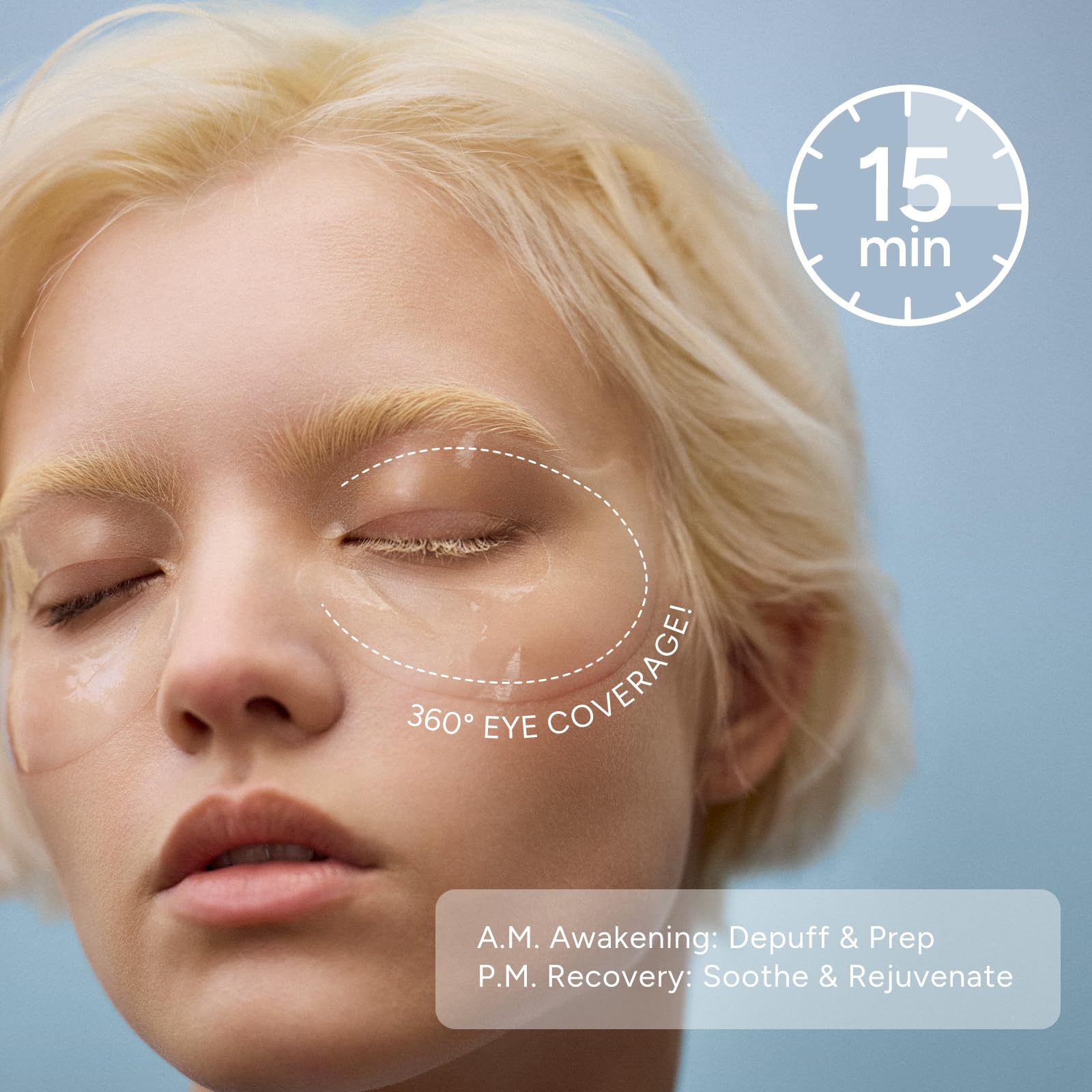 In My Eyes Caffeine & Hyaluronic Under Eye Patches PRO – 5 Pairs | 360° Coverage