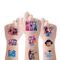 INBVE Kpop Demon Hunters Tattoos – 60 Pcs Kids Birthday Party Favors