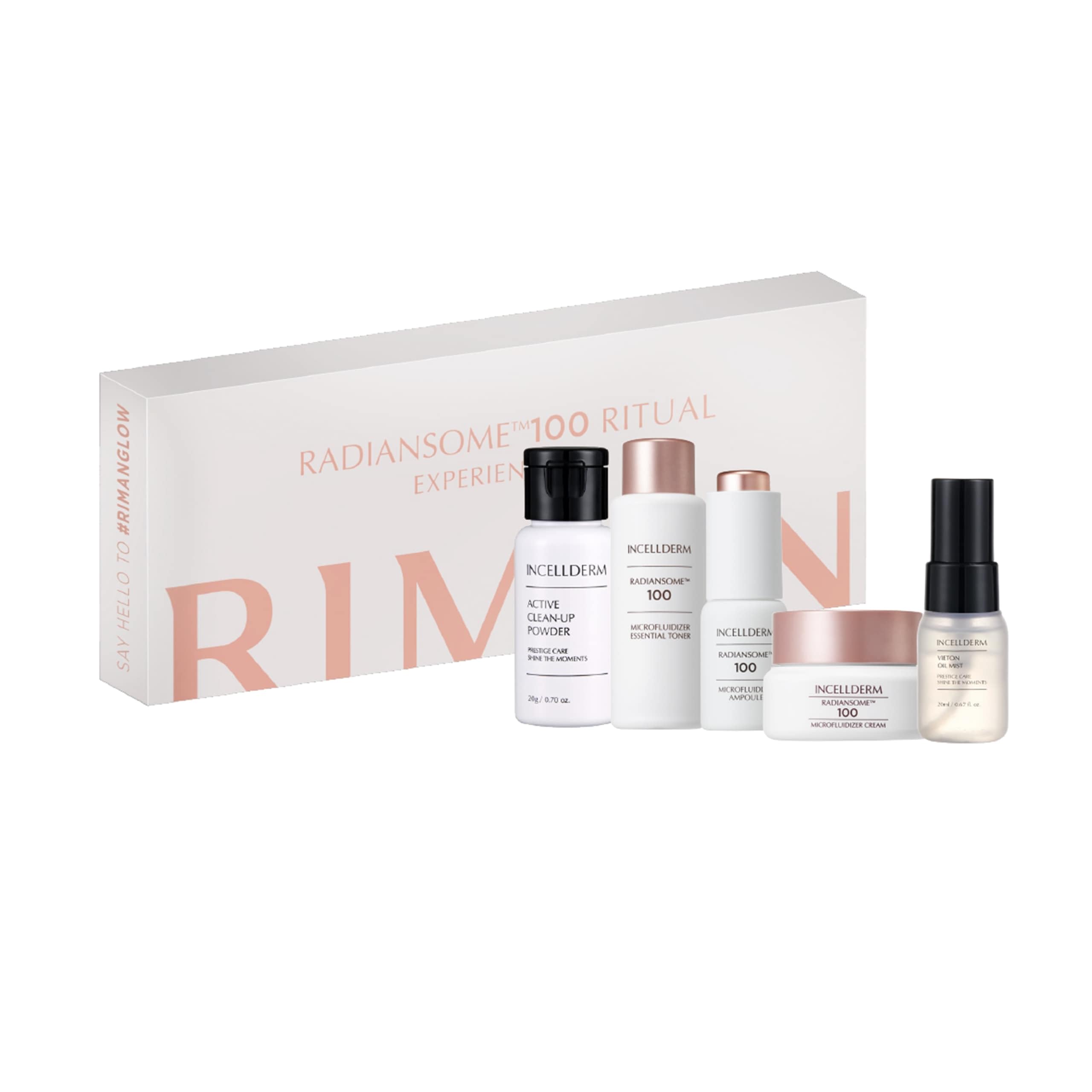 INCELLDERM Radiansome Ritual Experience Kit – 5-Piece Skincare Set