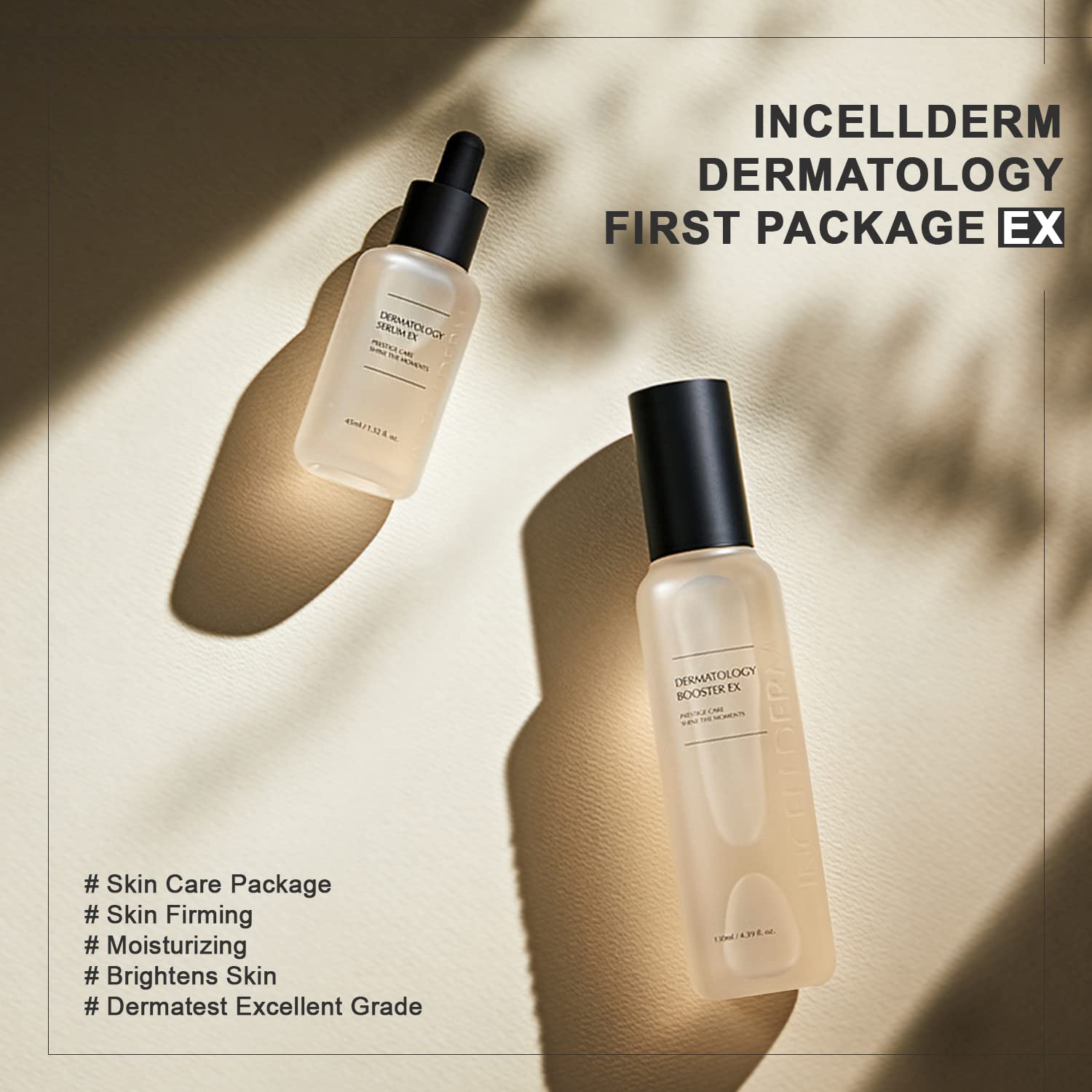 INCELLDERM Riman Dermatology First Package EX – Hydration Booster + Serum (Cruelty-Free)