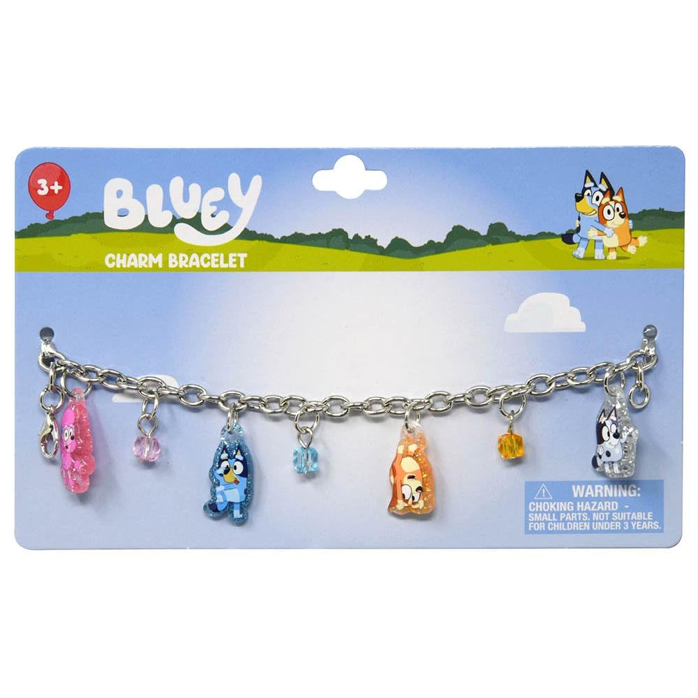 Increditoyz Bluey Hair Accessories Set for Kids — 3+ Years | Brush, Bows, Clips, Elastics & Charm Bracelet | INCREDITOYZ