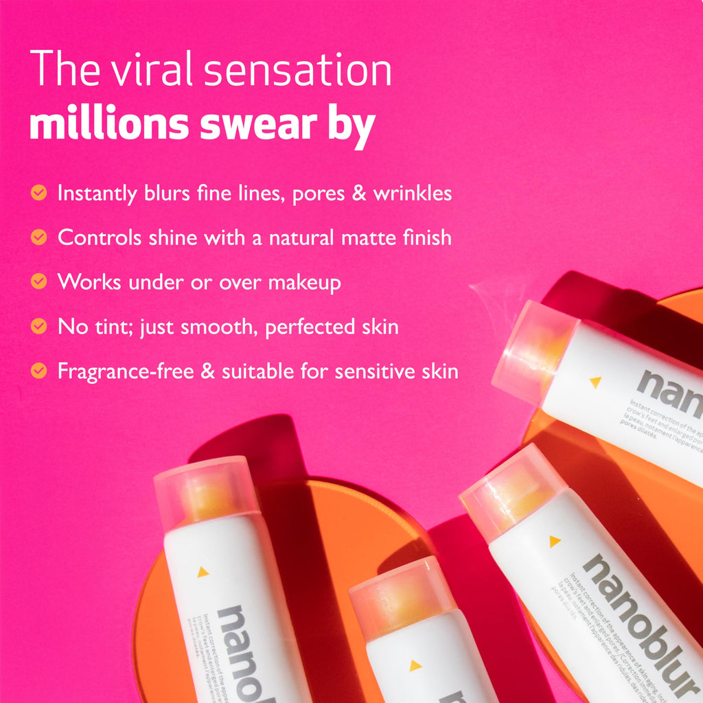Indeed Labs Nanoblur | Nano-Optic Blur Technology for Instant Even Skin Tone & Softened Lines | Mattifying Blur Cream | All Skin Types | 30 mL
