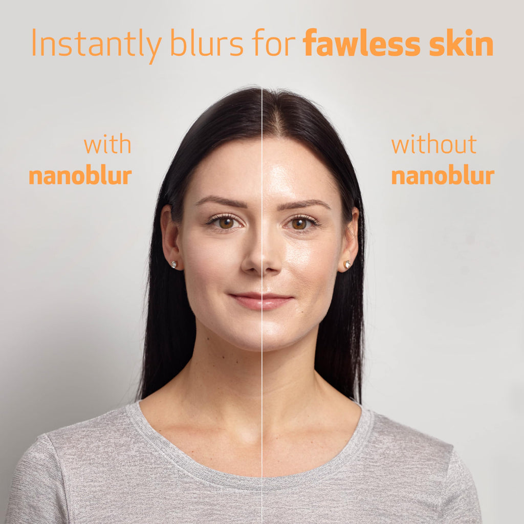 Indeed Labs Nanoblur | Nano-Optic Blur Technology for Instant Even Skin Tone & Softened Lines | Mattifying Blur Cream | All Skin Types | 30 mL