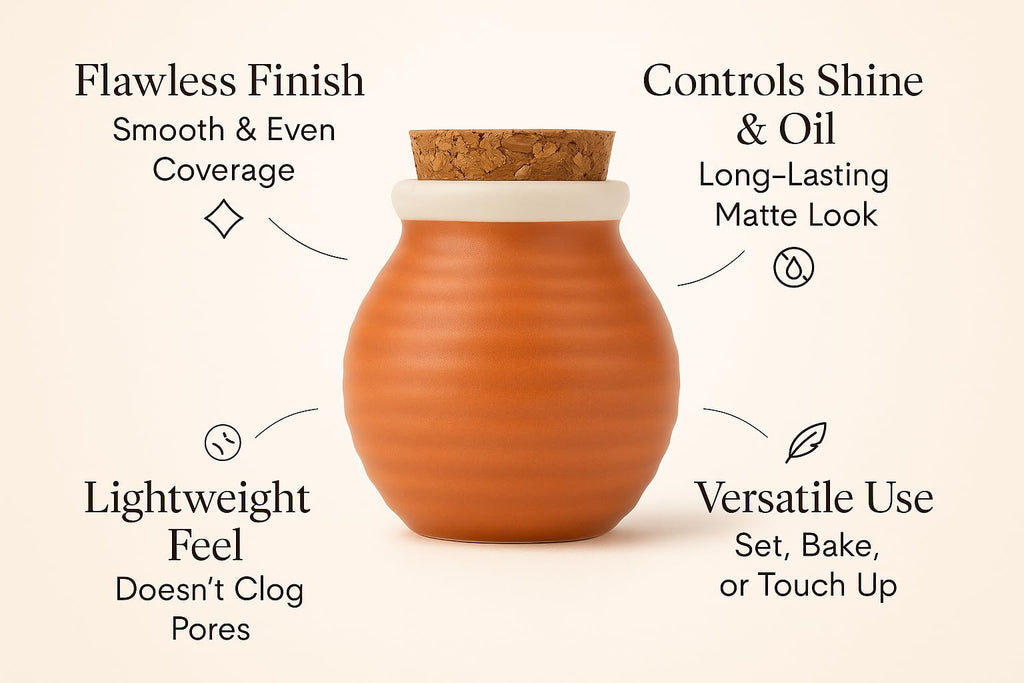 Indian Earth Original Makeup Powder – 5 g Jar | Natural, Multi-Purpose Bronzer & Glow