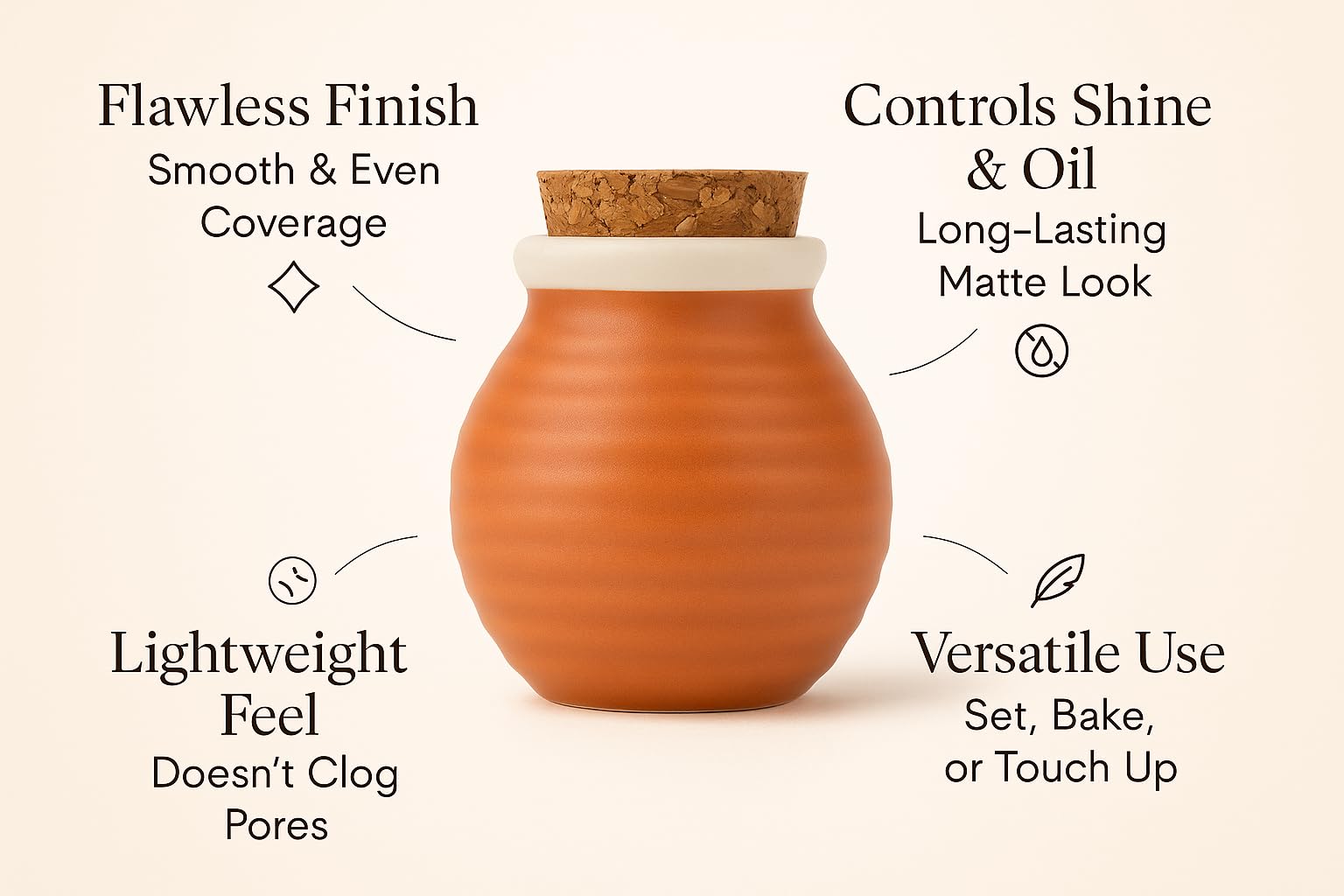Indian Earth Original Makeup Powder – 5 g Jar | Natural, Multi-Purpose Bronzer & Glow