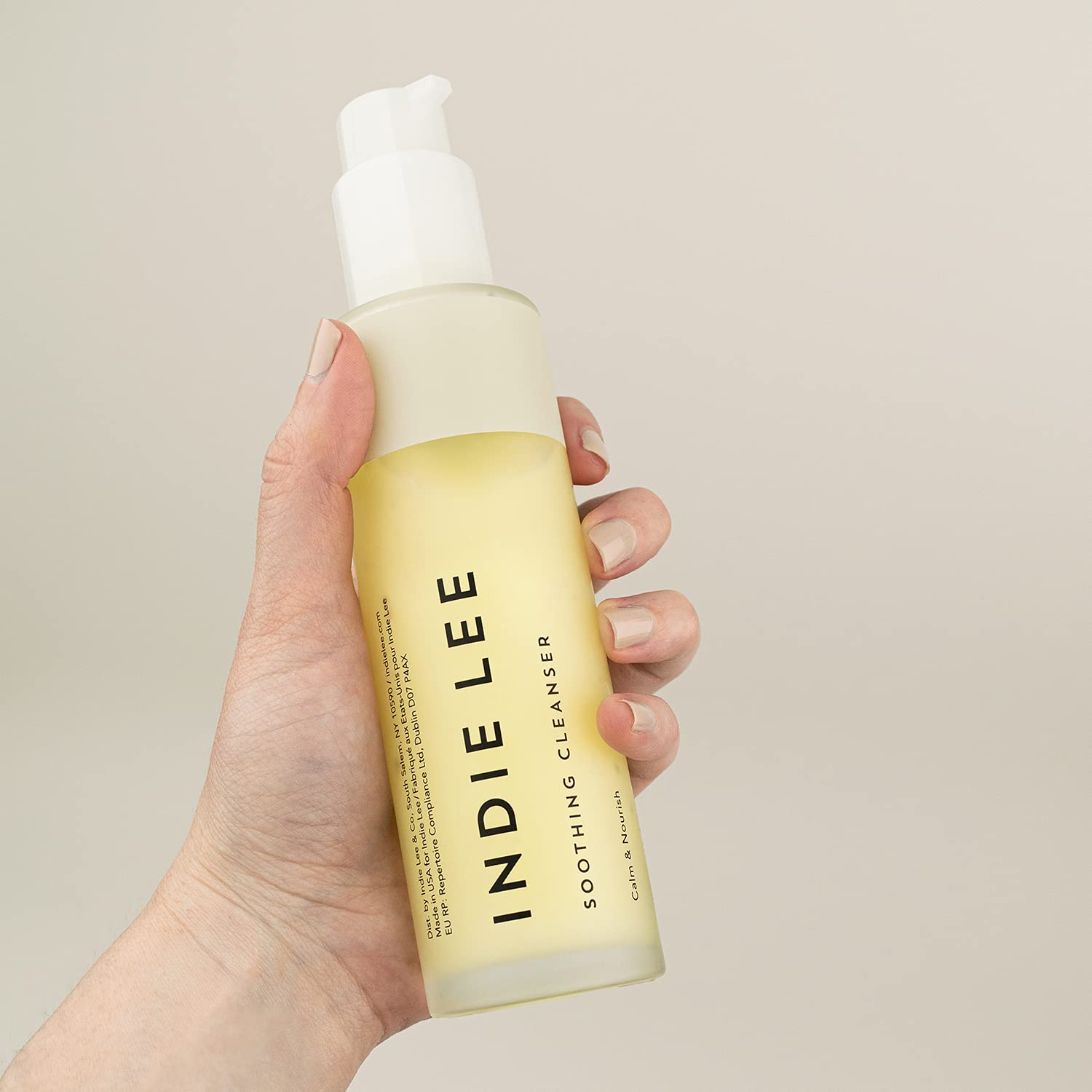 Indie Lee Soothing Facial Cleanser – Gentle Hydrating Cleanser & Makeup Remover