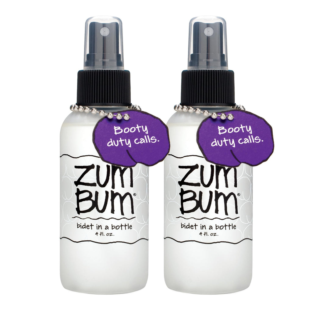 Indigo Wild Zum Bum Bidet in a Bottle – Portable, Natural Refreshment (2 Pack)