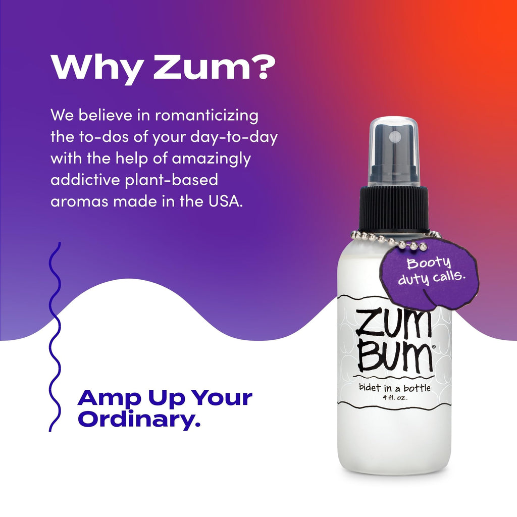 Indigo Wild Zum Bum Bidet in a Bottle – Portable, Natural Refreshment (2 Pack)
