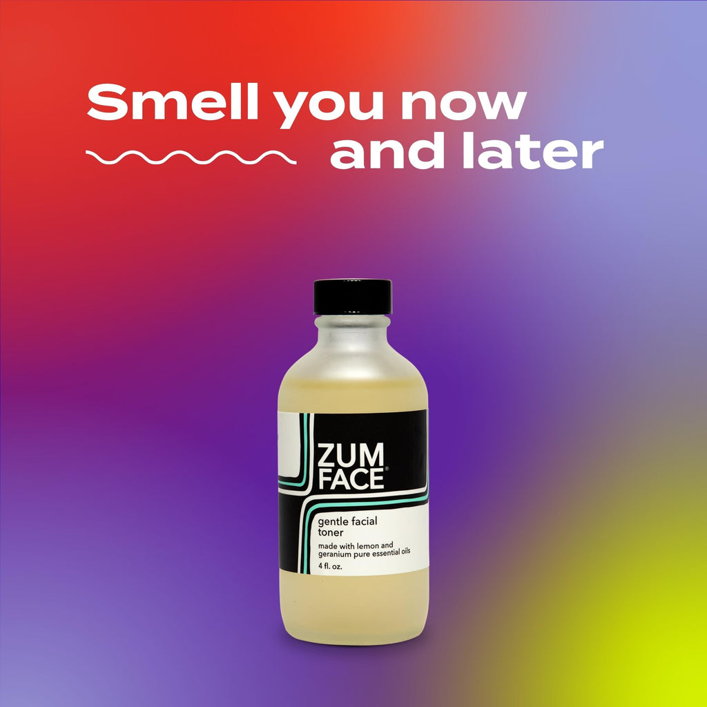 Indigo Wild Zum Face Gentle Facial Toner – Hydrating Lemon & Geranium, Pack of 2 (4 fl oz each)