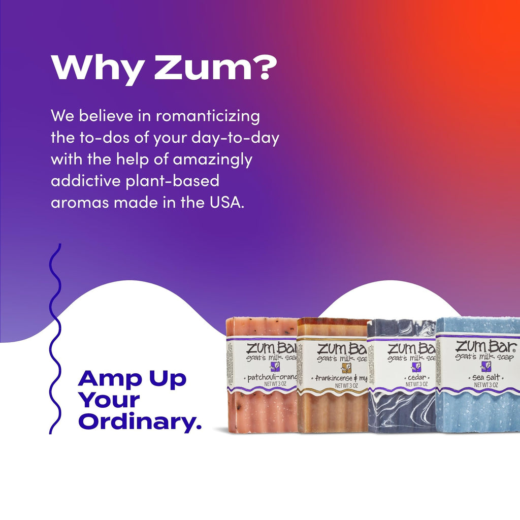 Indigo Wild Zum Goat Milk Soap Bar – 3 oz, Essential Oils, Earth & Sea Blends (4 Pack)