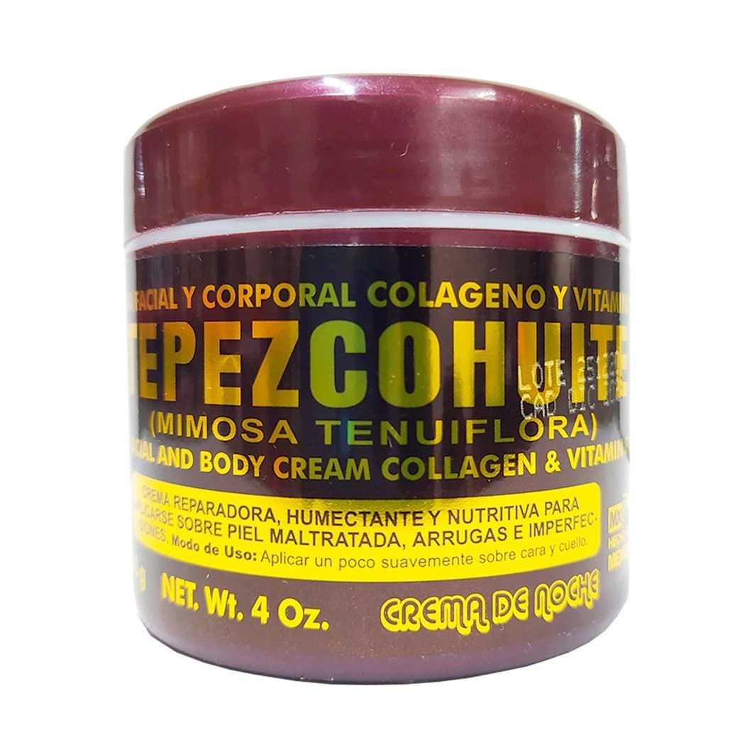 Indio Papago Tepezcohuite Night Cream 60g – 2 Pack | Reduce Fine Lines, Clarify Skin