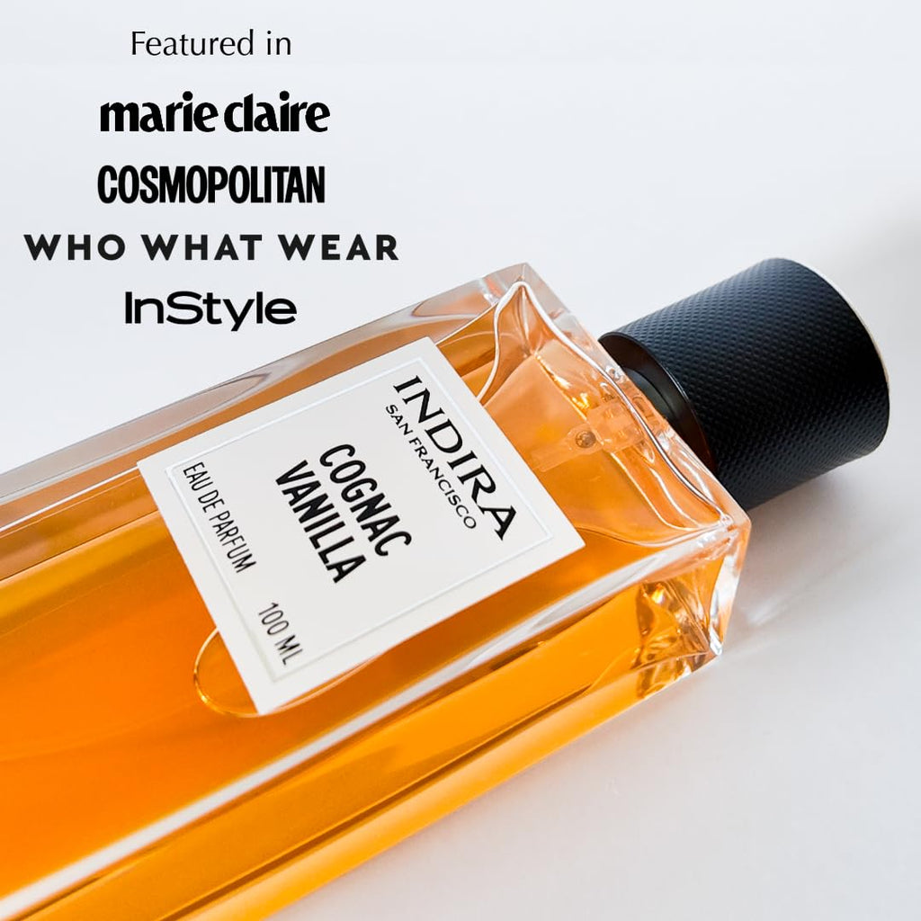 INDIRA SAN FRANCISCO Cognac Vanilla – Unisex Eau de Parfum, Warm Gourmand, 100 ml