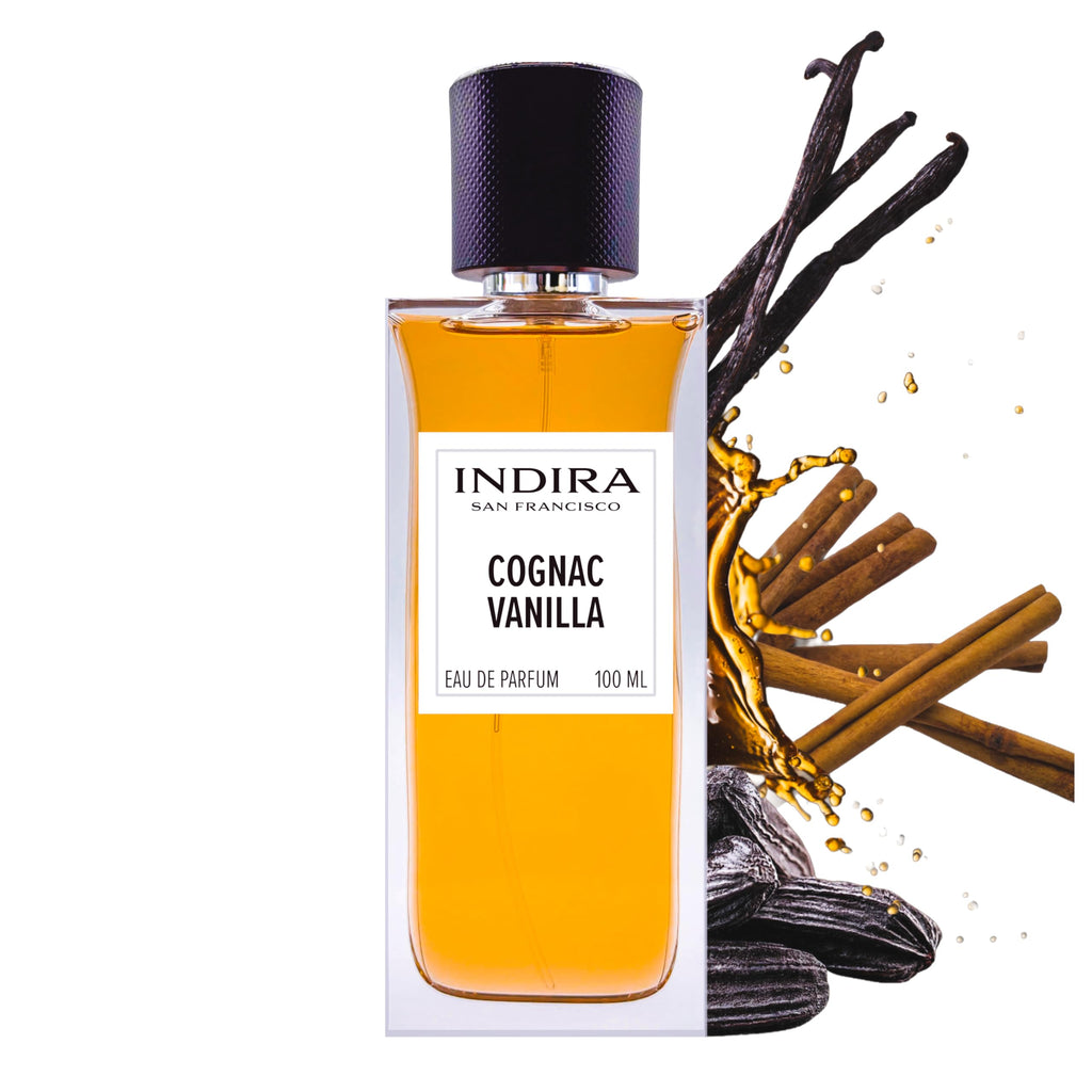 INDIRA SAN FRANCISCO Cognac Vanilla – Unisex Eau de Parfum, Warm Gourmand, 100 ml