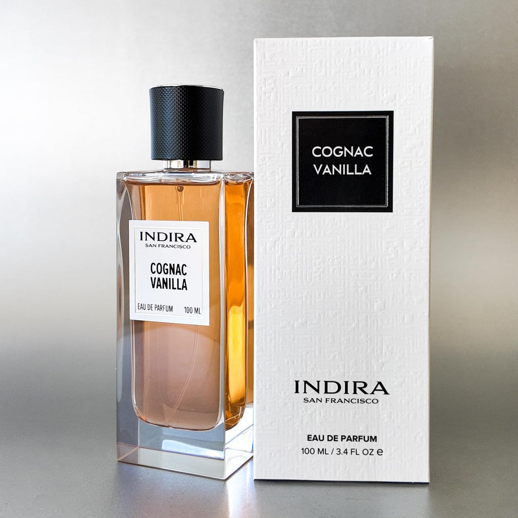 INDIRA SAN FRANCISCO Cognac Vanilla – Unisex Eau de Parfum, Warm Gourmand, 100 ml