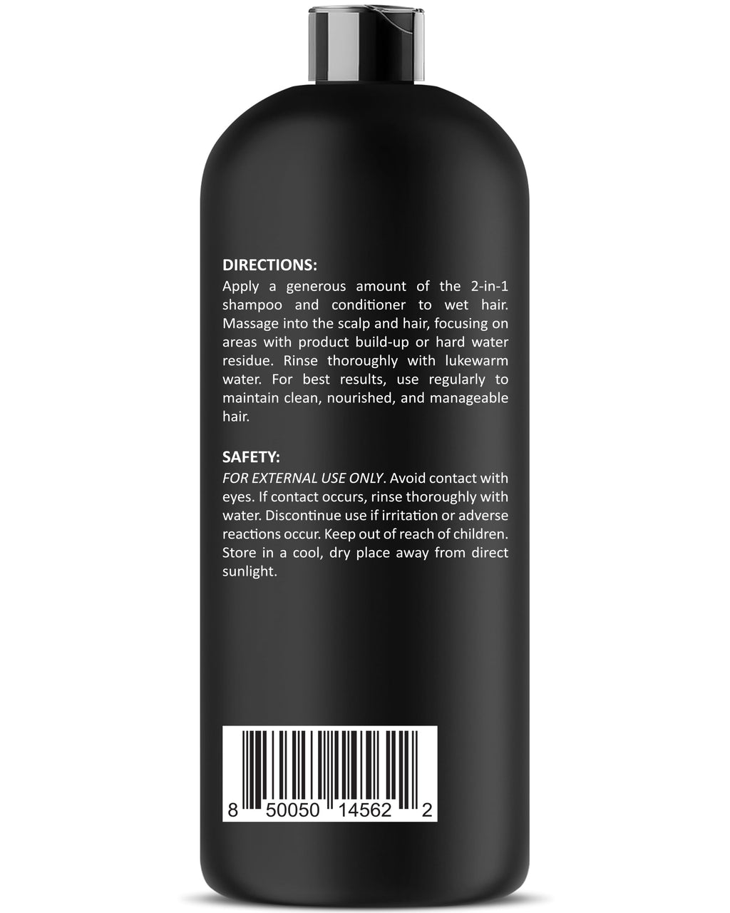 INFINA ESSENTIALS Hard Water Shampoo & Conditioner – 2-in-1 Chelating Cleanser for Mineral Buildup (Sulfate-Free, Color Safe) – 16 fl oz
