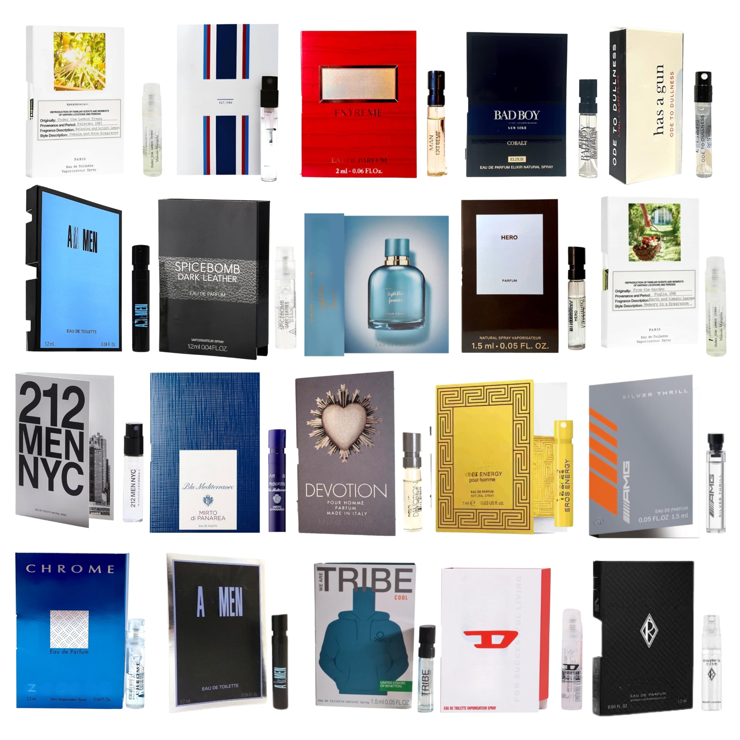 Infinite Scents Cologne Sampler for Men — 10 Designer Fragrances
