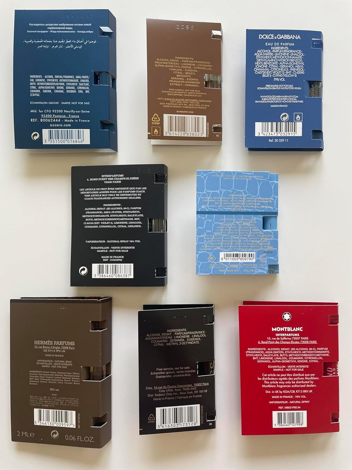 Infinite Scents Cologne Sampler for Men — 10 Designer Fragrances