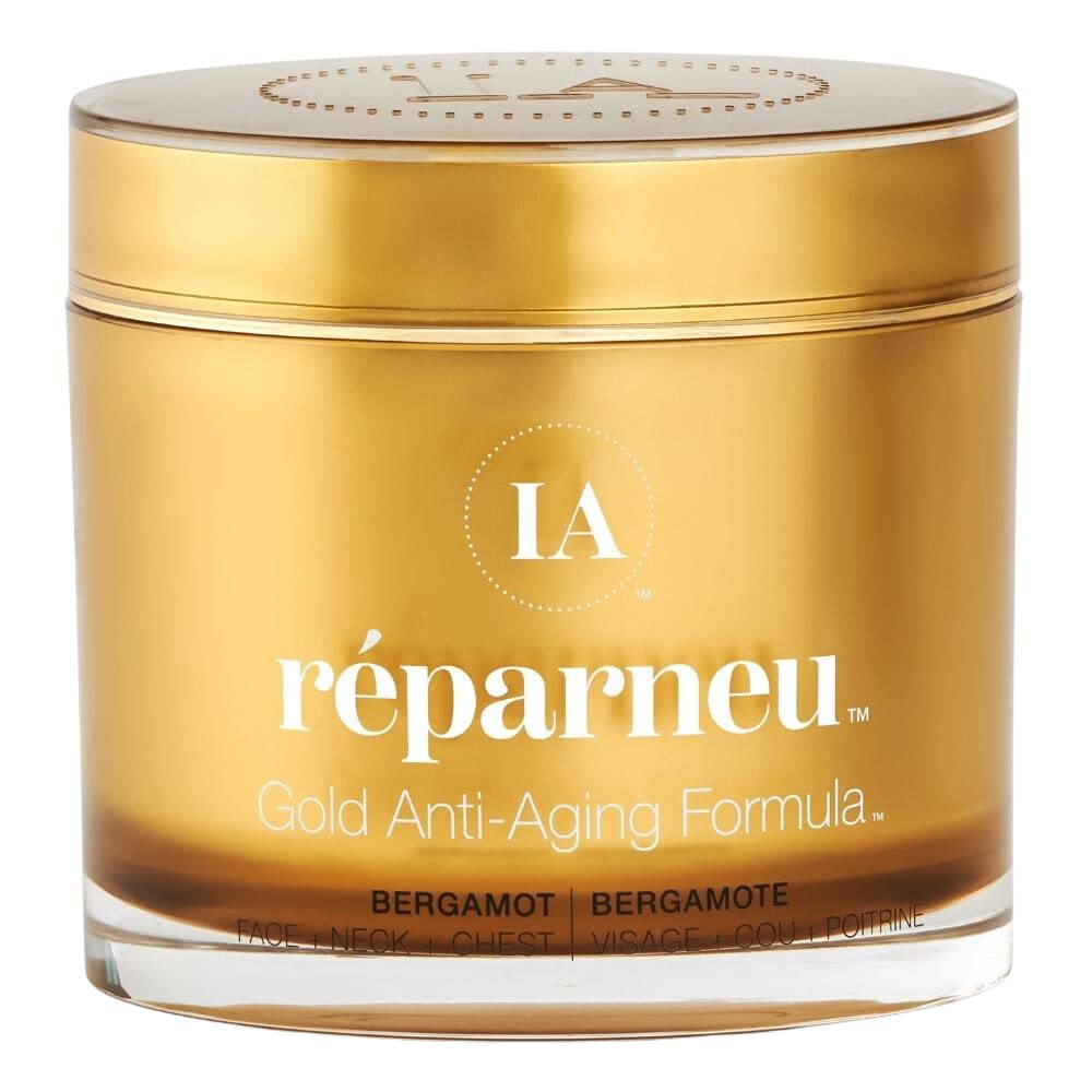InfiniteAloe reparneu Gold Anti-Aging Formula – Neck Firming, Face Tightening