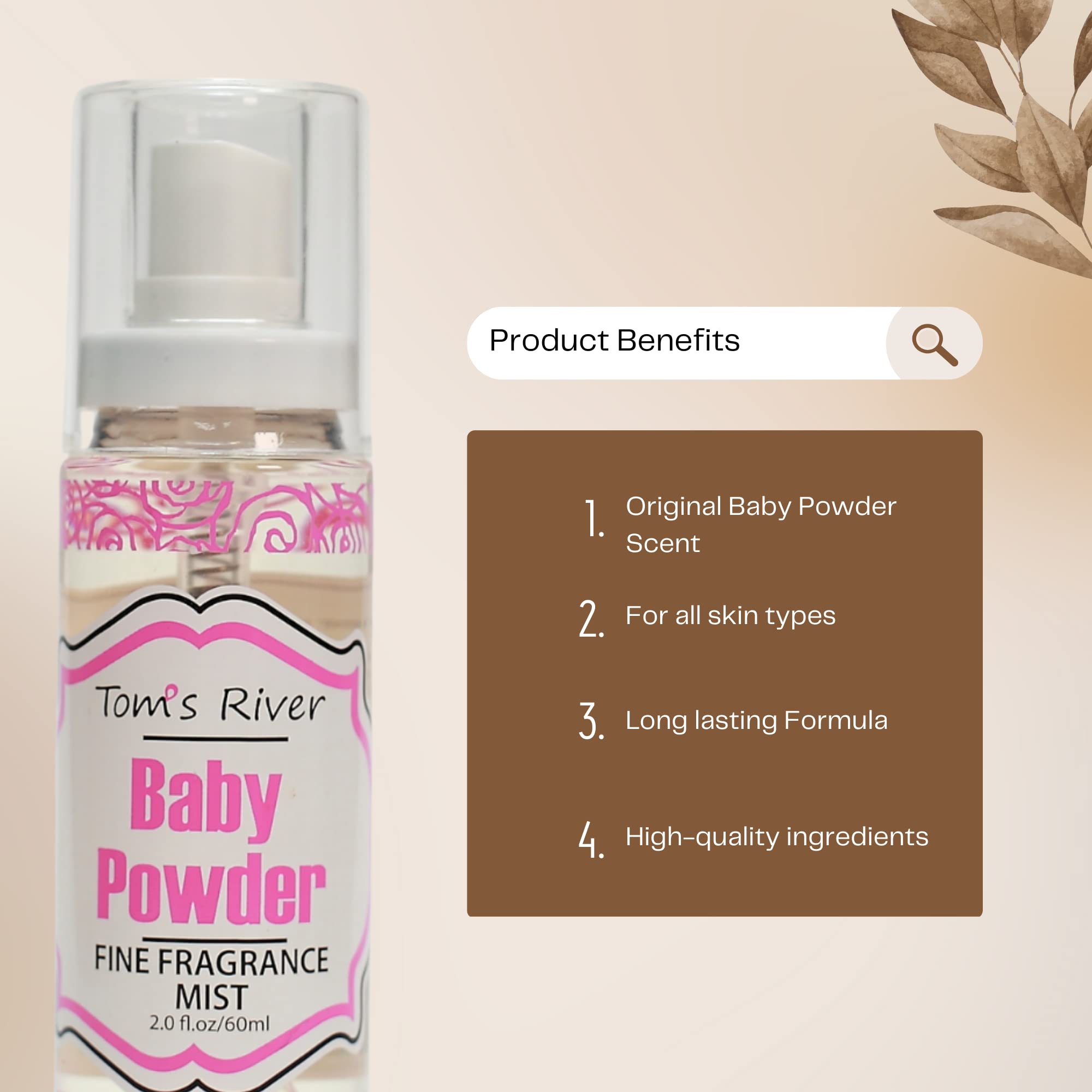 Infinix Baby Fresh Powder Fine Fragrance Mist – 2 fl oz (Pack of 3)