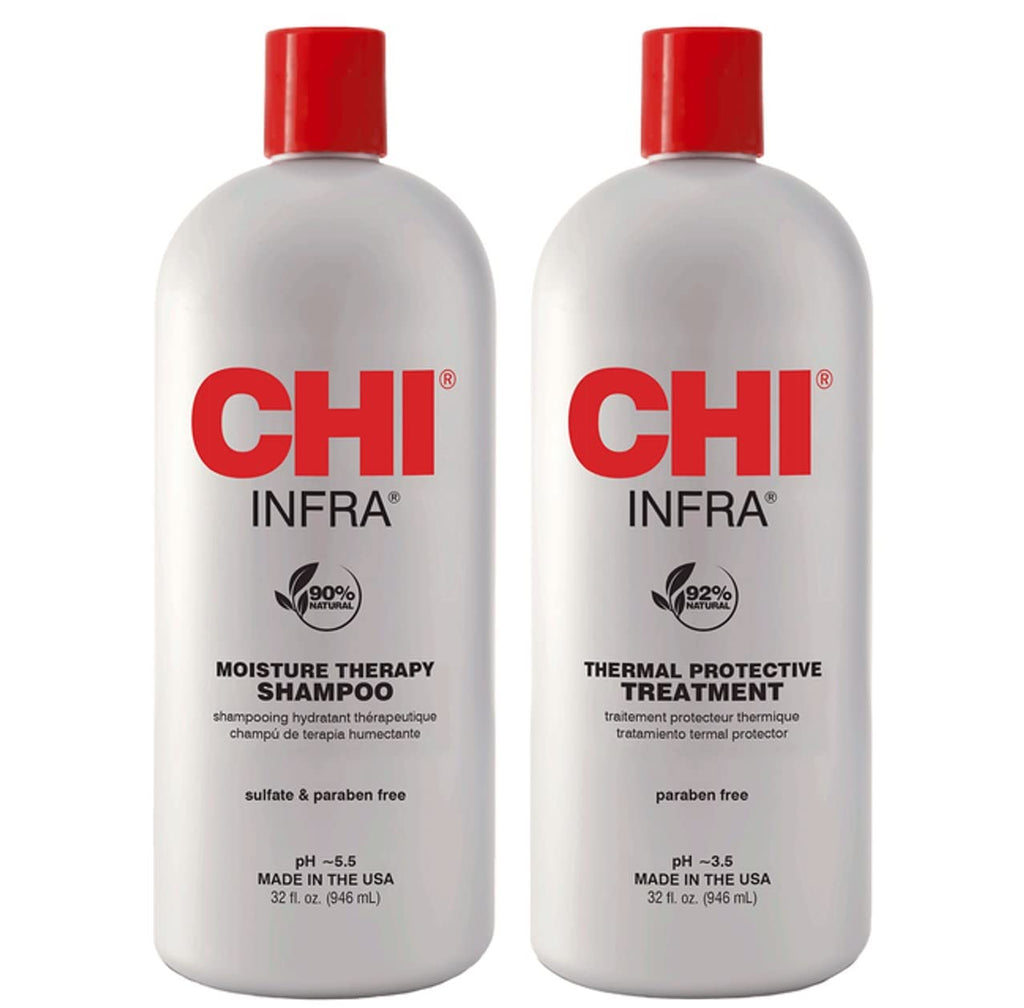 INFRA Shampoo & Treatment 32oz Duo Set – Nourishing Hair Care Bundle