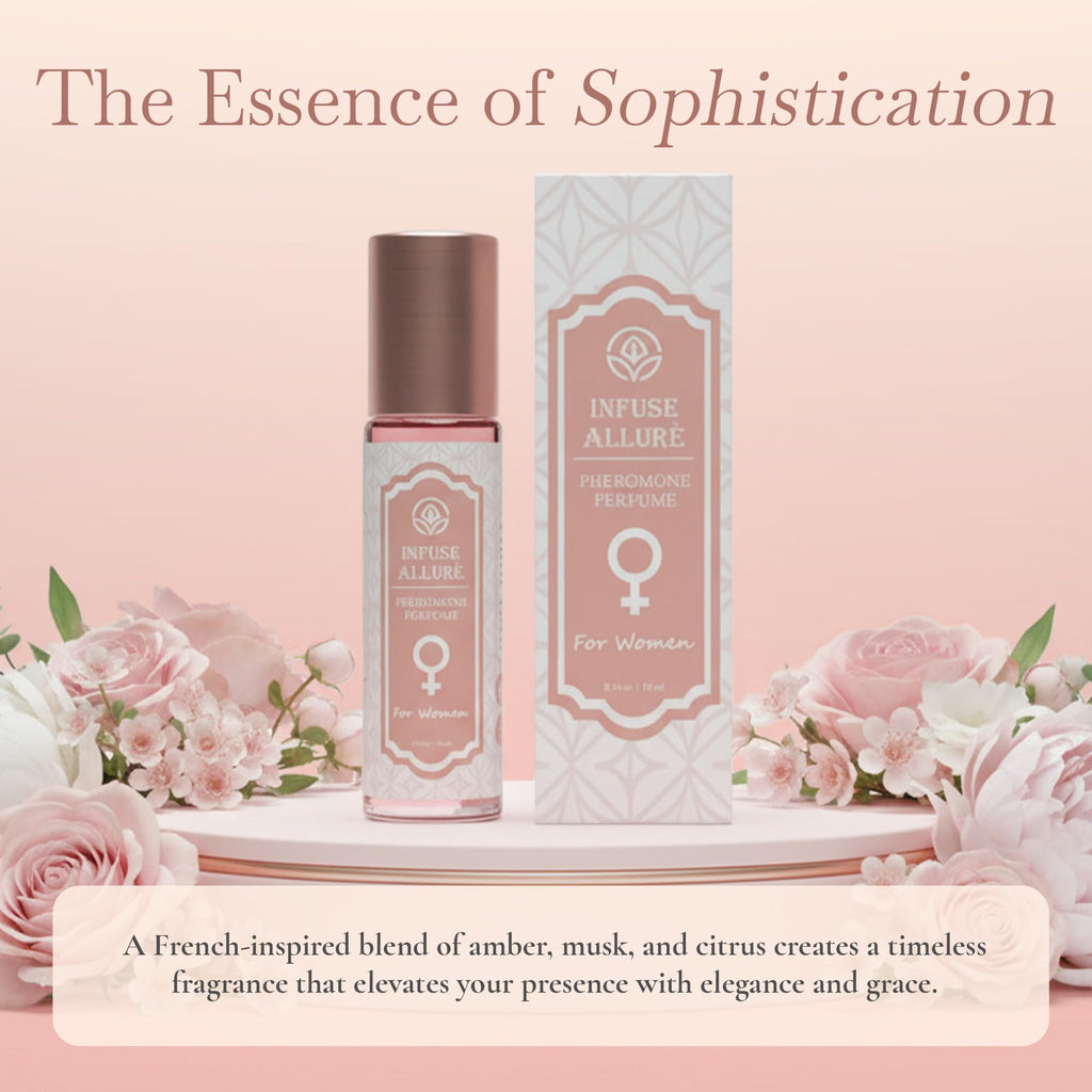 Infuse Allurè Premium Pheromone Perfume for Women – Long-Lasting French Fragrance