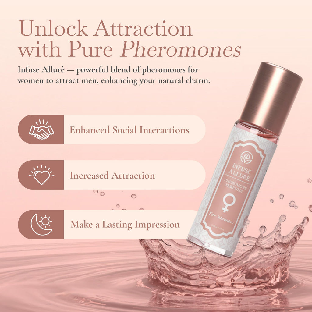 Infuse Allurè Premium Pheromone Perfume for Women – Long-Lasting French Fragrance