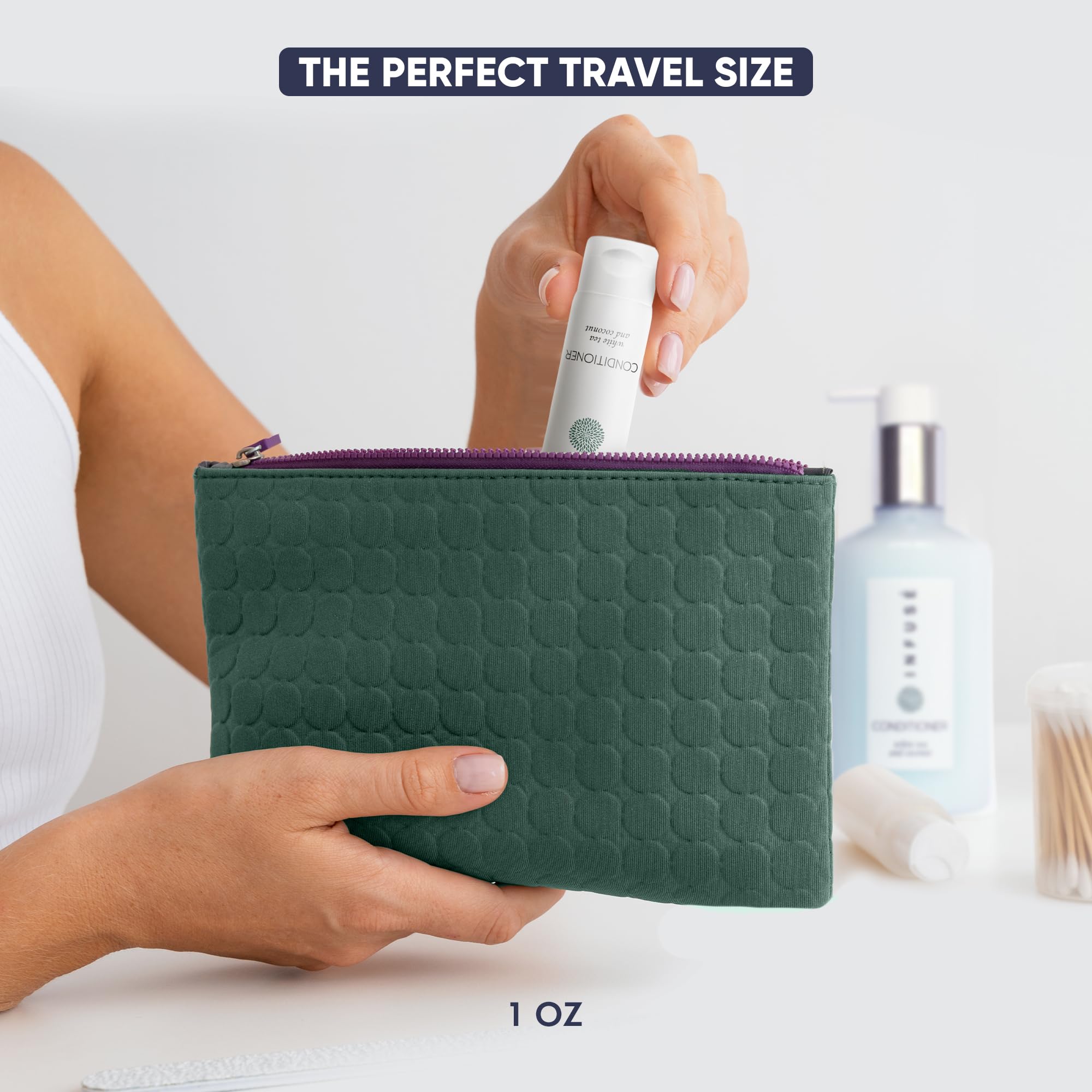 INFUSÉ Travel Size Hotel Conditioner – 200 Count, 1 oz Bottles for Hotels & Vacation Rentals